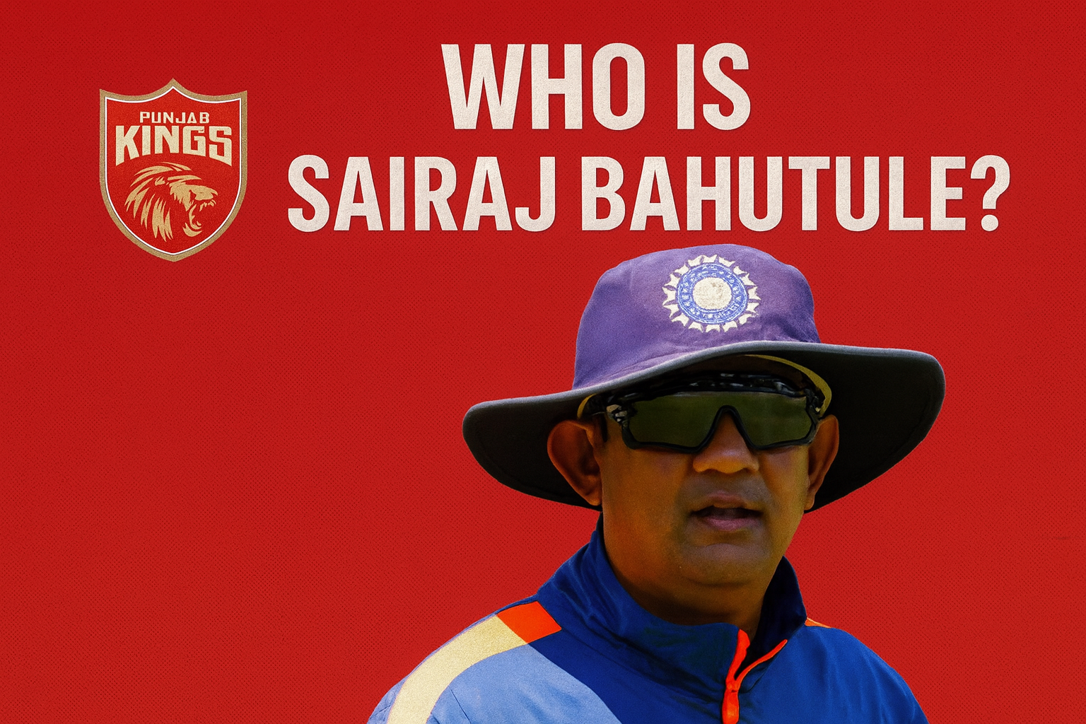 Who Is Sairaj Bahutule? A Trusted Name in Indian Cricket